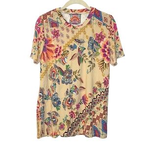 Johnny Was Zaki Printed Crewneck T-Shirt